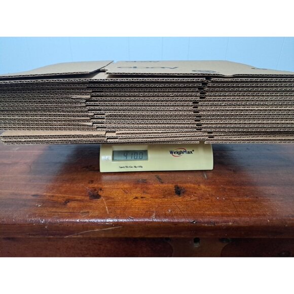 Lot of 15 Ebay Branded Brown Corrugated Shipping Boxes 12" x 6" x 6" New - Picture 3 of 3